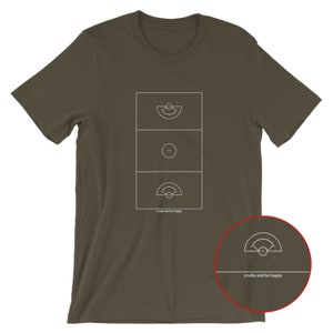 Cradle and Be Happy [camiseta de lacrosse/unissex]