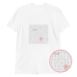 Your! Word Search [personalized/custom unisex t-shirt with your text]
