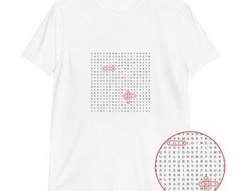 Your! Word Search [personalized/custom unisex t-shirt with your text]
