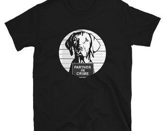 Vizsla: Partner in Crime [unisex t-shirt]