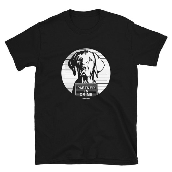 Vizsla: Partner in Crime [unisex t-shirt]