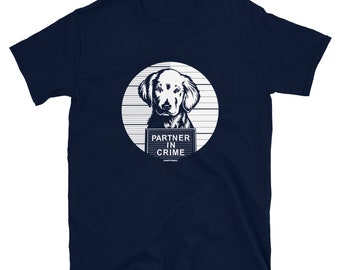 Golden Retriever: Partner in Crime [unisex t-shirt]