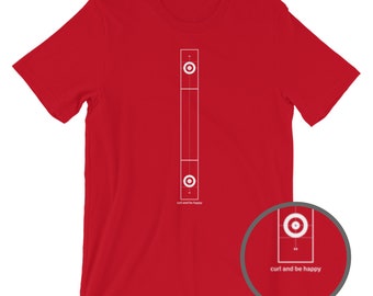 Curl and Be Happy [curling t-shirt unisex]