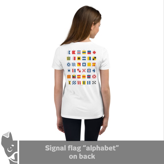 Your Maritime Signal Flags personalized/custom YOUTH T-shirt - Etsy