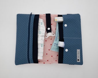 Diaper bag, diaper bag, pink hearts