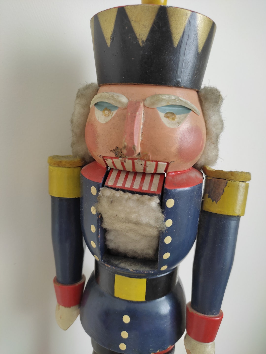 Vintage Wooden Nutcracker Made in Germany GDR Etsy