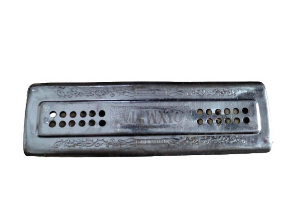 Vintage Olympia German Harmonica Music Instrument, Collectible