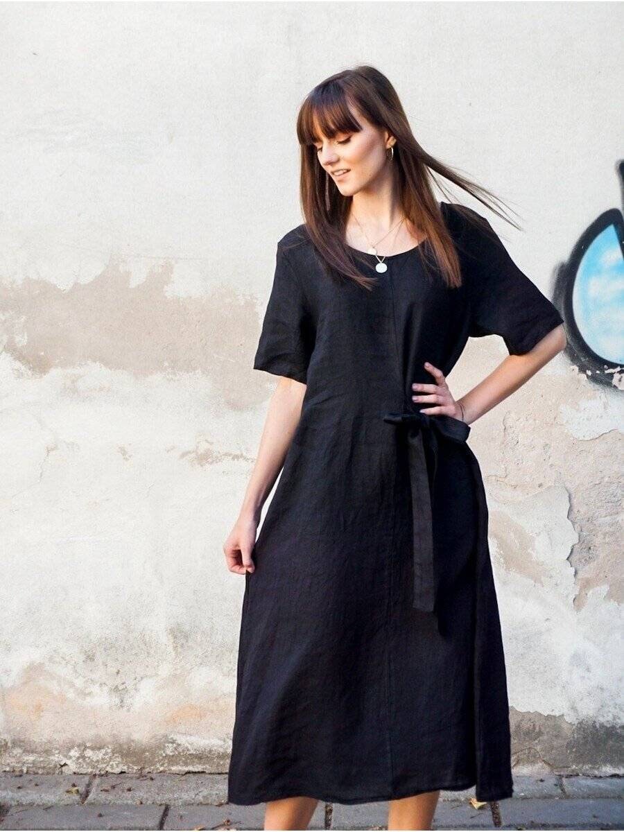 Black Linen Shift Dress With Half Sleeves and Pockets, Summer Linen Dress, Linen Plus Size Dress, Linen Clothing, Linen Midi Dress - Etsy Black Linen Shift Dress With Half Sleeves and Pockets, Summer Linen Dress, Linen Plus Size Dress, Linen Clothing, Linen Midi Dress - Etsy