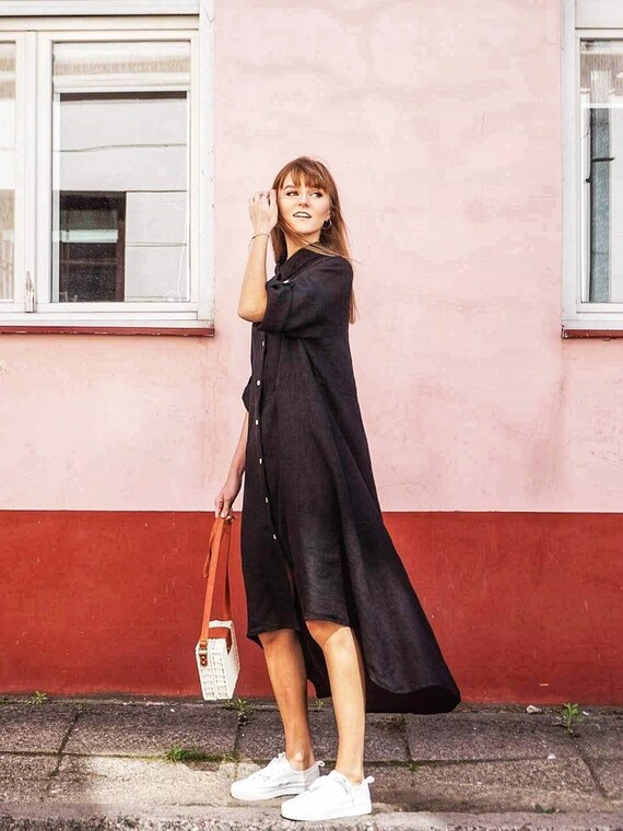 burgundy dress puff sleeve Cotton Mini - All Dresses Printed Western Dress Midi length Sizing H&M's Rib-Knit Dresses Are Color:Sand Dune