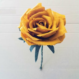 Cadeau du 4e anniversaire, Rose de lin rouge, Je t'aime, Cadeaux d'anniversaire, Anniversaire de lin, Anniversaire de 4 ans, Cadeau d'anniversaire, Roses de lin Marigold orange