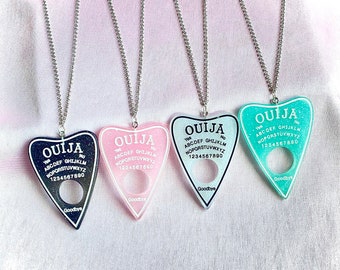 Pastel OUIJA Necklace {pastel goth, fairycore, y2k, emo, kawaii}