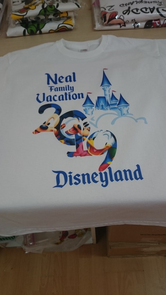 Disneyland Family Vacation 2019personalized T Shirtsdisney Etsy