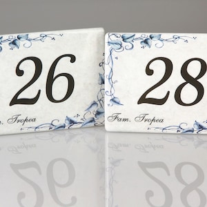 Personalized Ceramic House Number