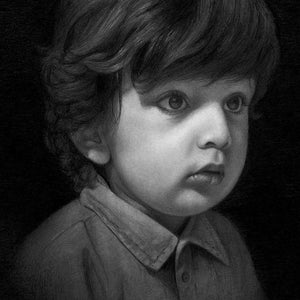 Hand Drawn Pencil Portrait | Wedding Gift | Custom Pencil Drawing | Portrait from Photo | Realistic Drawing | Gallery Wall Art | Charcoal