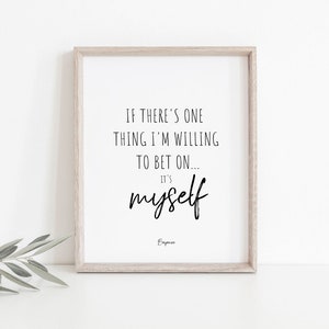 Beyonce Quote Printable Wall Art image 1