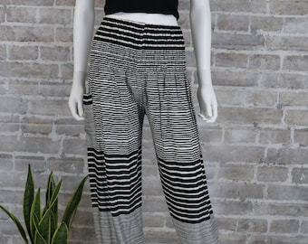 Harem Pants Unisex Plus size pants Hippie Boho Bohemian Clothing Yoga Pants Comfy stripes Festival Clothing S,M,L,XL,XXL