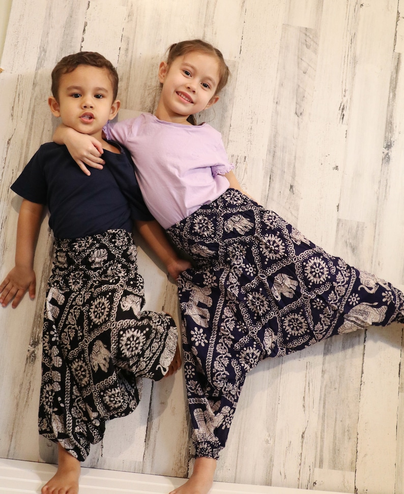 KIDS HAREM PANTS 12-14 SUNLIGHT SYMPHONY