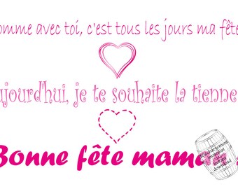 Mother&#39;s Day card - pink - humorous
