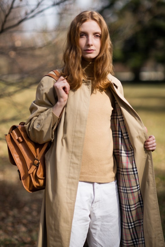 Raincoat for Women | Long Vintage Trench Coat | Bu