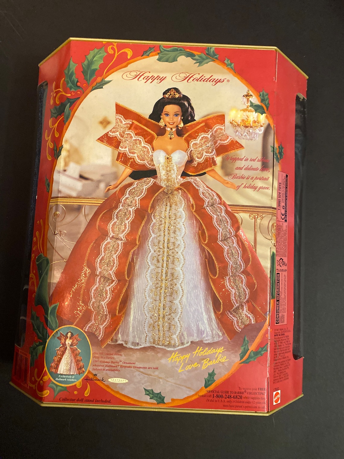 Rare Barbie Mattel Holiday Barbie With Box Misprint. Etsy