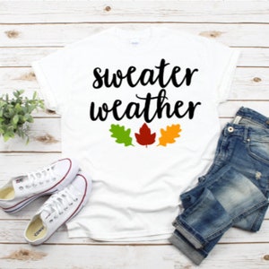 Sweater Weather SVG | Fall SVG | Autumn Decal | Cut file for Cricut or Silhouette | Instant Download