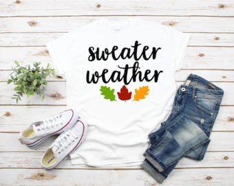 Suéter Tempo SVG | Outono SVG | Decalque de outono | Arquivo de corte para Cricut ou Silhouette | Download instantâneo