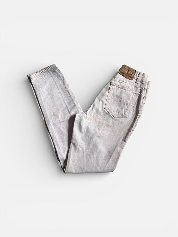 80s USA LEVIS 501 26” x 32” Baby pink
