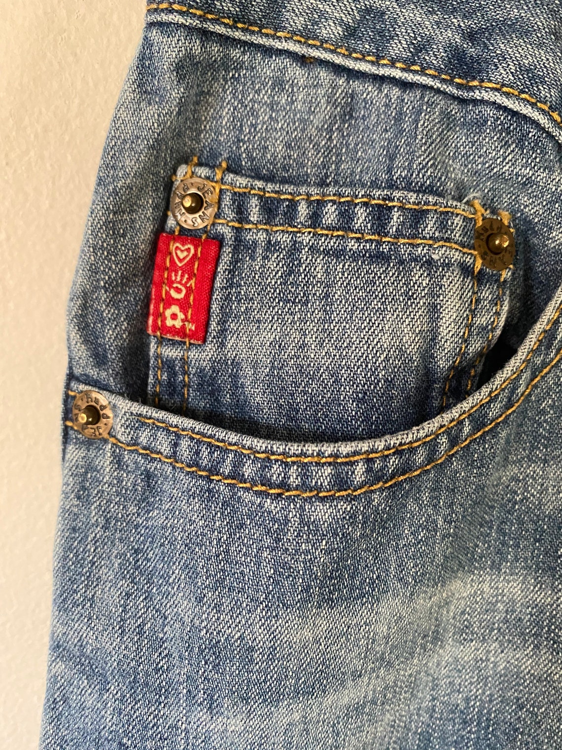 LOWRISE Y2K Mudd Low rise Flare Denim Jeans 28 Etsy