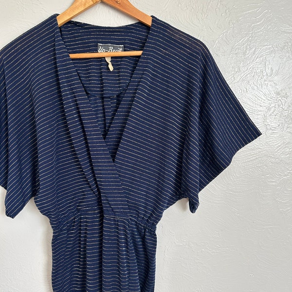 Navy Stripe Dress - Etsy