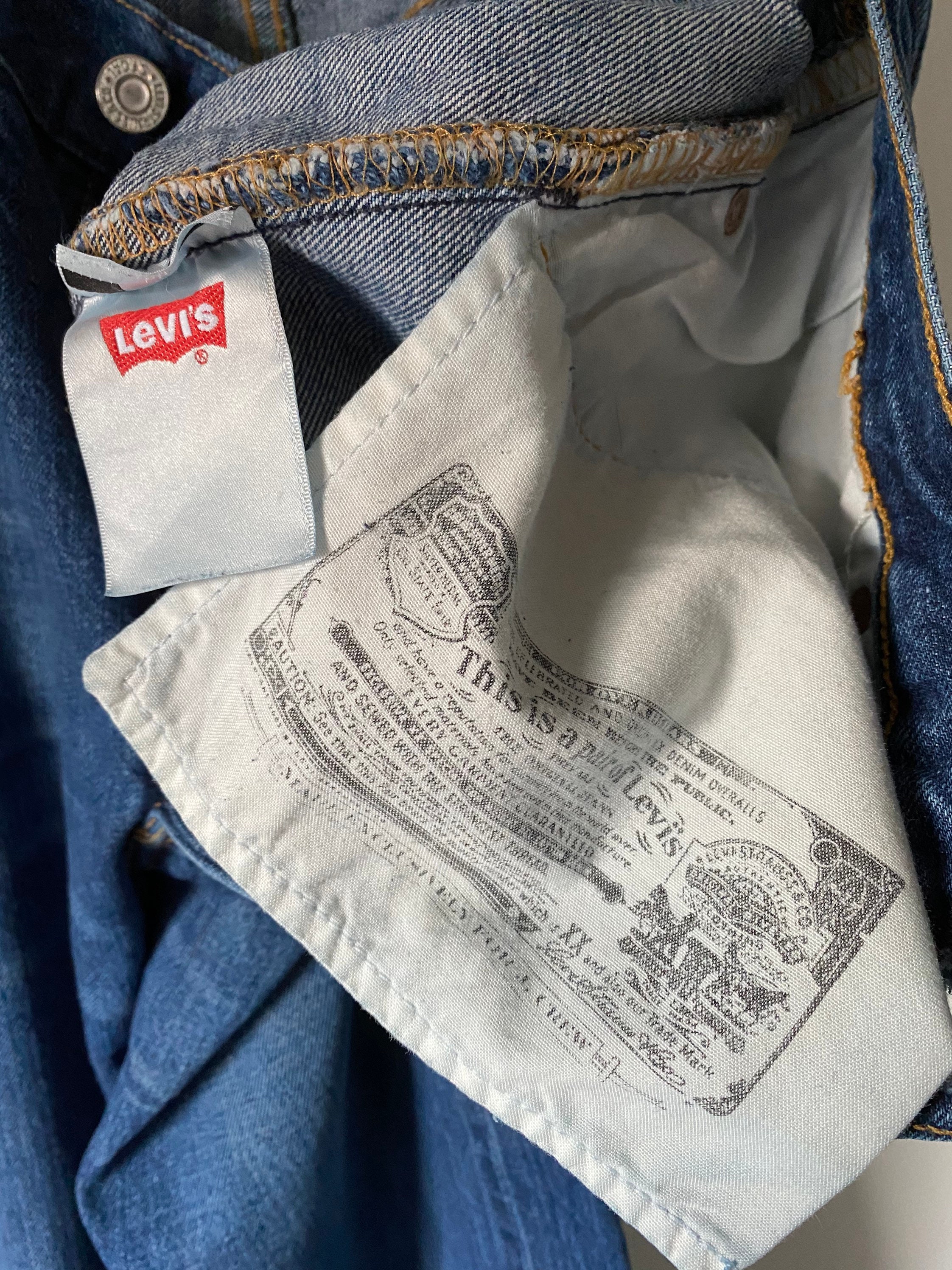 blue tab levis
