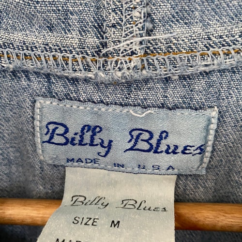 90s SMASHING shops PUMPKINS Grunge Tufted Denim Vest, M