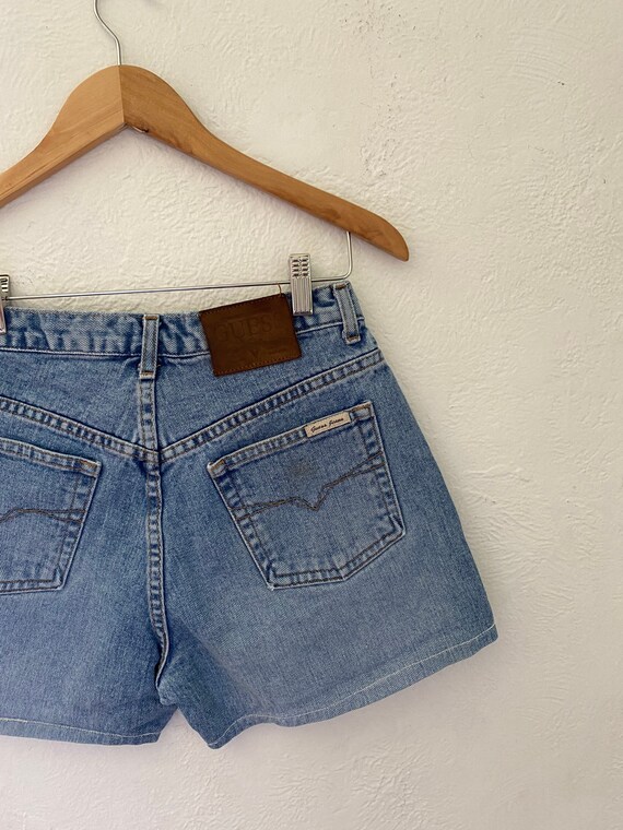 guess jean shorts womens