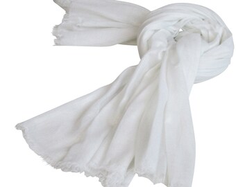 white cotton scarves bulk