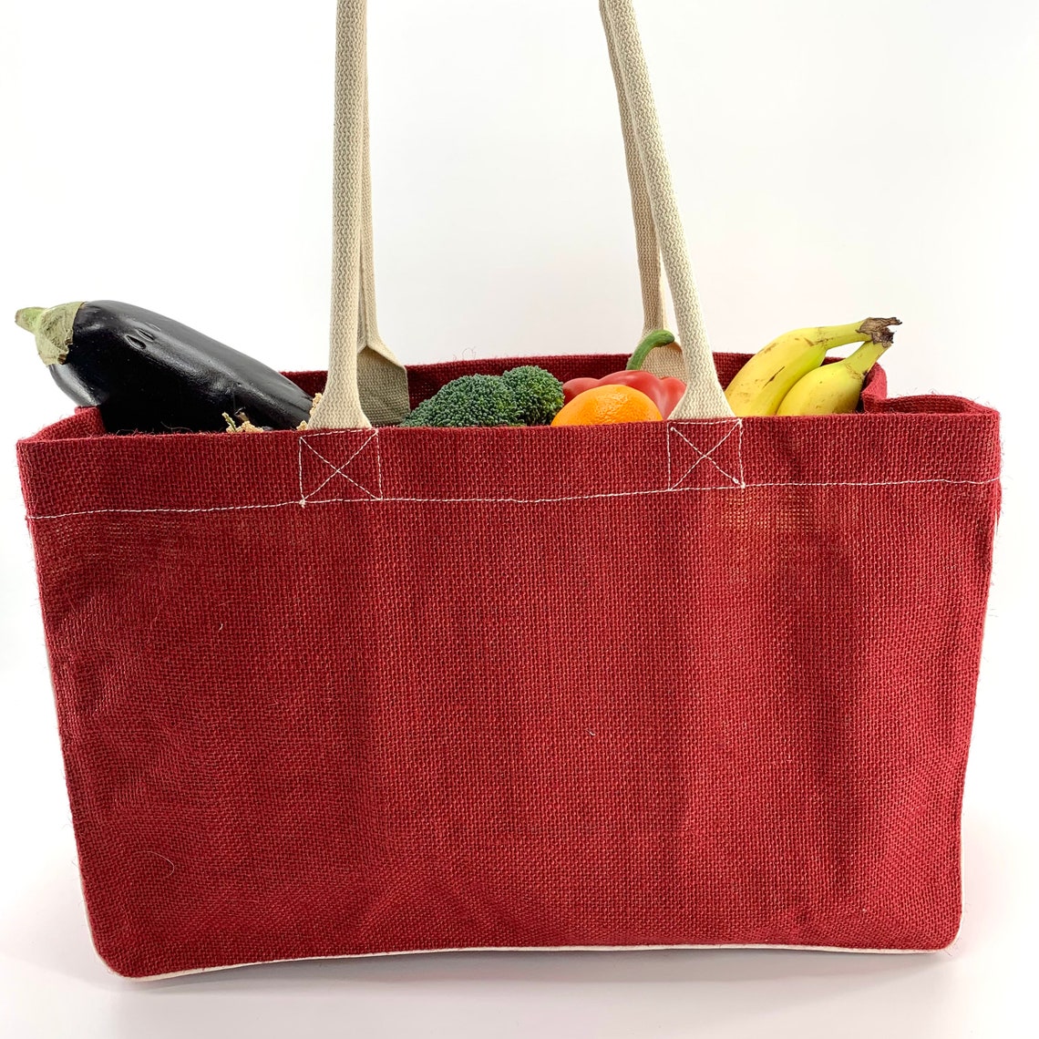 Jute Bag Market Totes Grocery Bags Multipurpose Eco Etsy