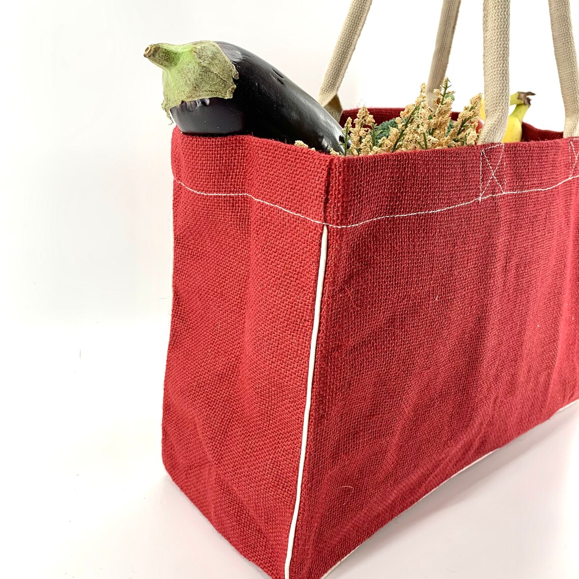 Jute Bag Market Totes Grocery Bags Multipurpose Eco Etsy