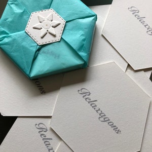 Handcut Fabriano Paper Tiles for Tangling, Set of 20