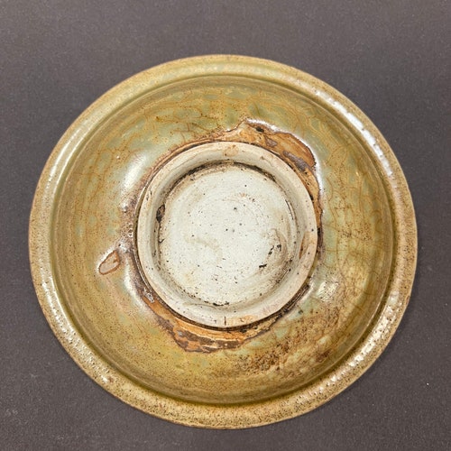 Vietnamese Antique Plate from 12 th Century ( Ly shops Dynasty)