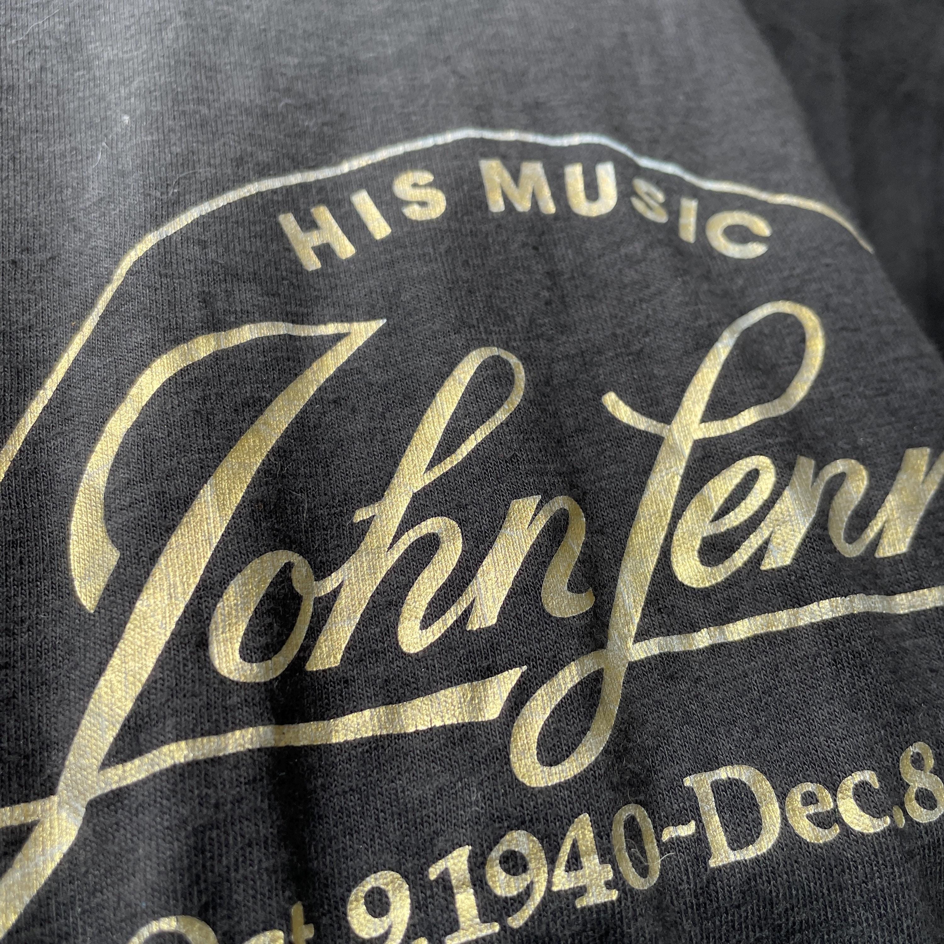 ヴィンテージ 80年代 ジョン・レノン メモリアルTシャツ、ビートルズ