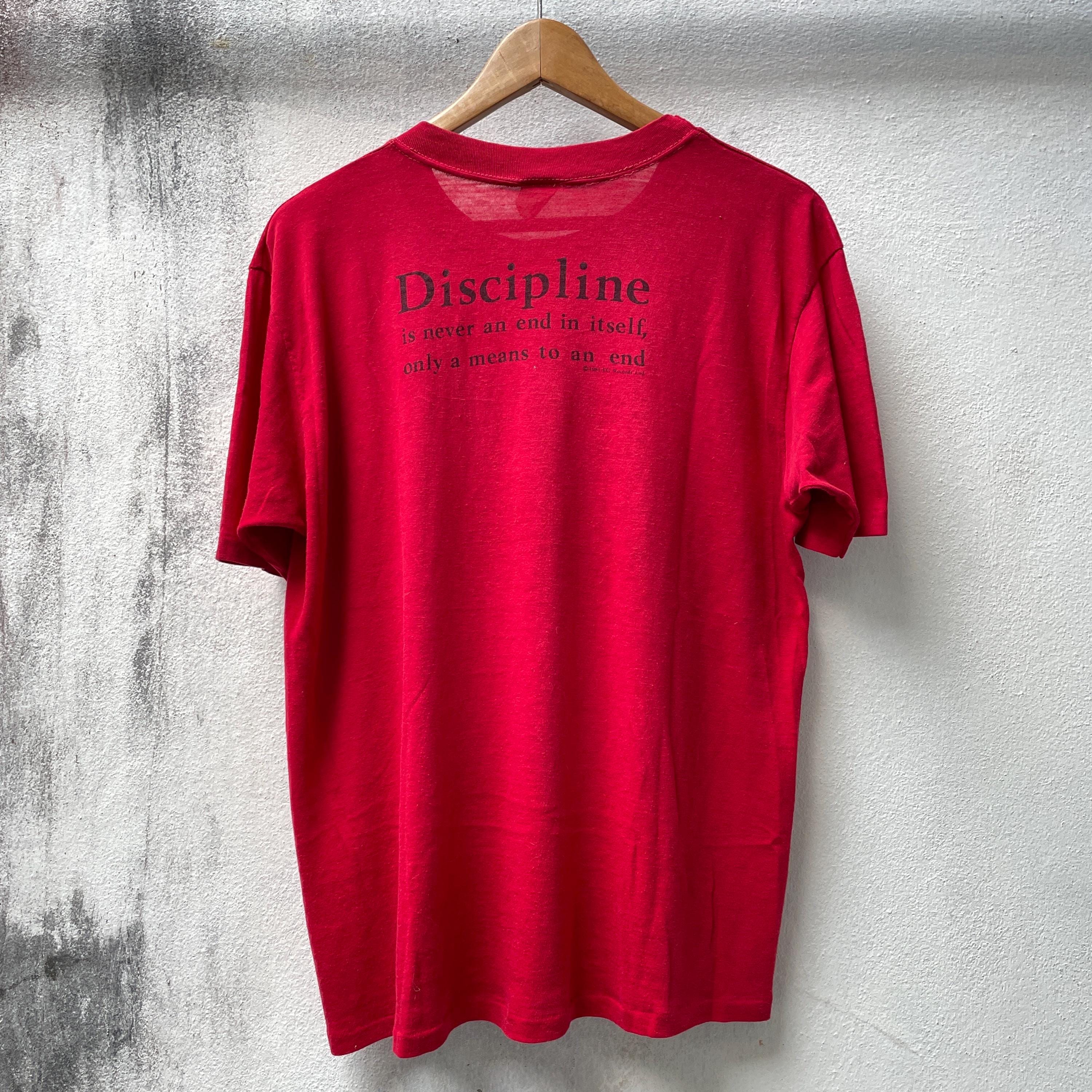 Vintage 80s King Crimson T-shirt, Discipline Graphic Tee, Single