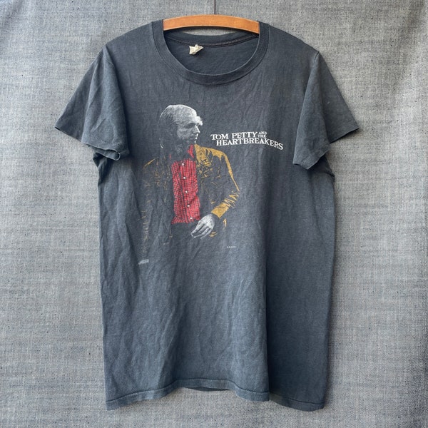 Vintage 1980 Tom Petty Hard Promises Tour  faded T-Shirt