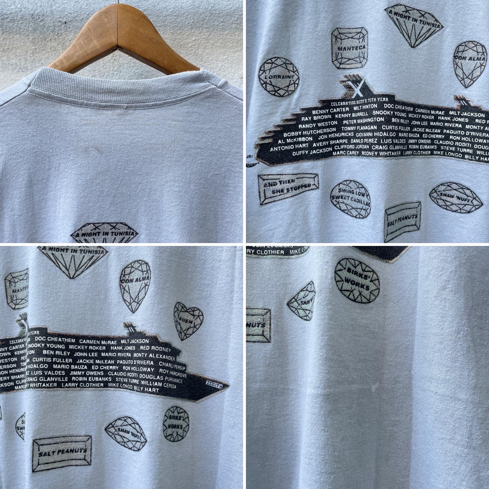 Vintage 80s Dizzy Gillespie T-shirt, Diamond Jubilee Jazz Music 