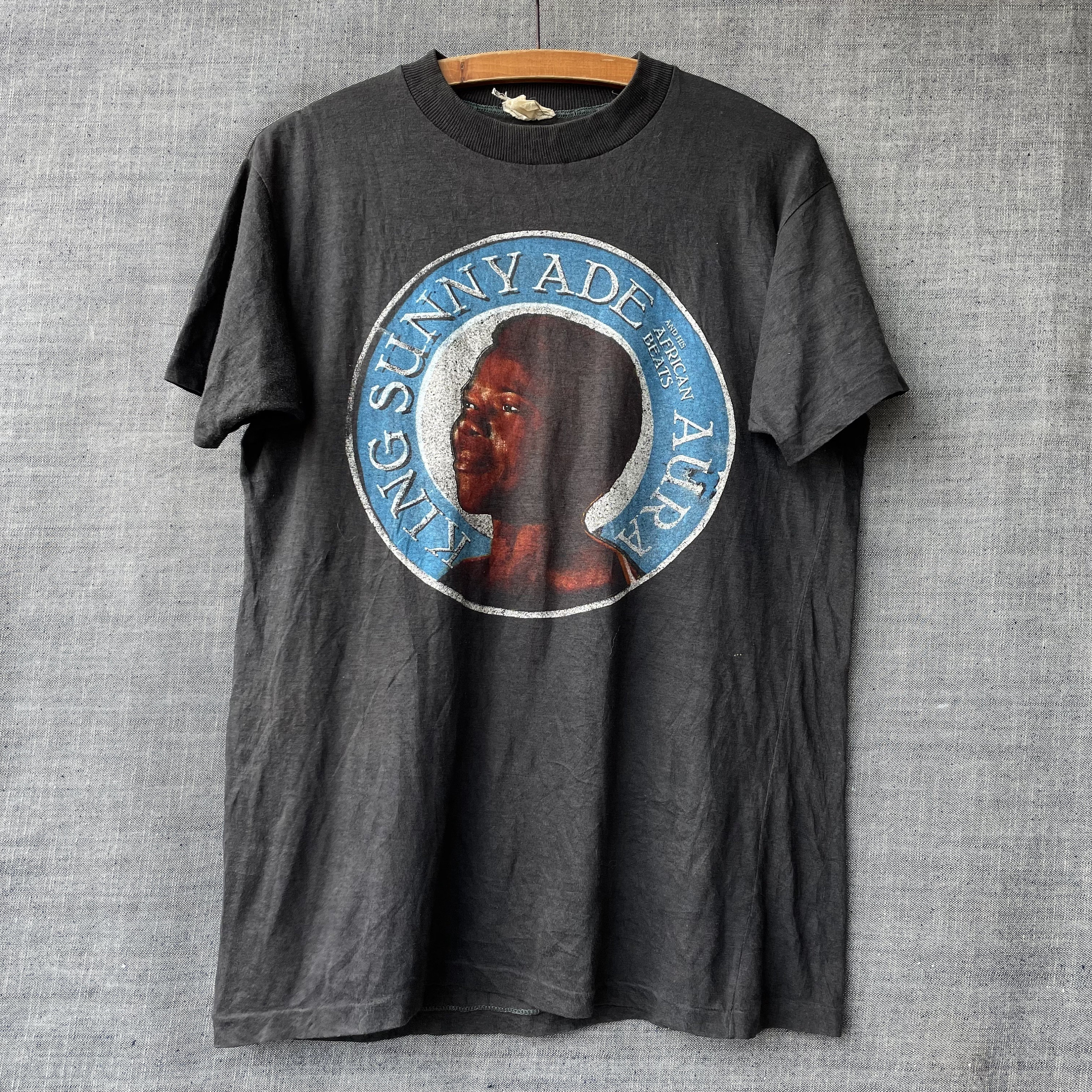ファッション・ブランド Vintage Clothes /70's King Sunny Ade Tee Vintage King Sunny Ade Shirt Band Tee Black African Pride