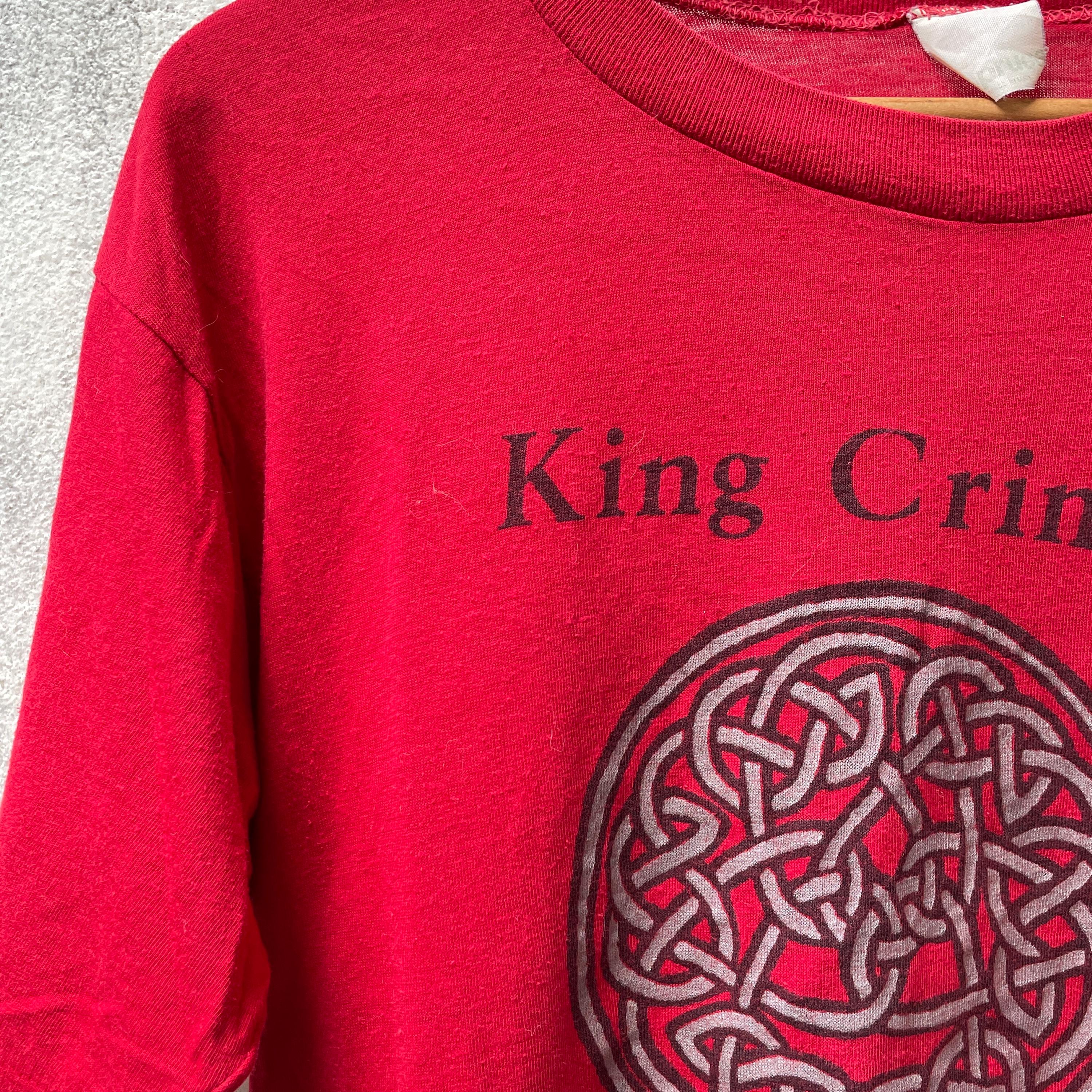 Vintage 80s King Crimson T-shirt, Discipline Graphic Tee, Single