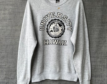 Felpa vintage anni '80 dell'Università delle Hawaii