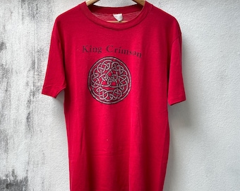 King Crimson Shirt | Discipline | 80s Rock Tshirt | XS - Etsy
