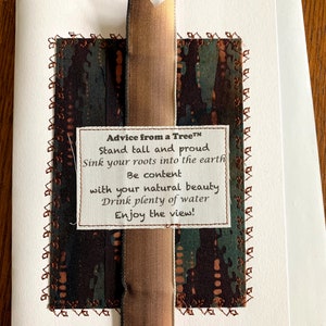 Advice from a Tree