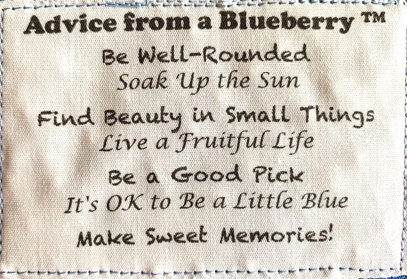 Advice From a Blueberry - Etsy