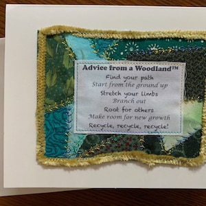 Advice from a Woodland