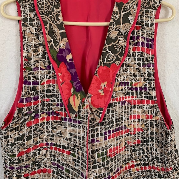 Woven Vest - Art to Wear, one-of-a-kind piece of clothing