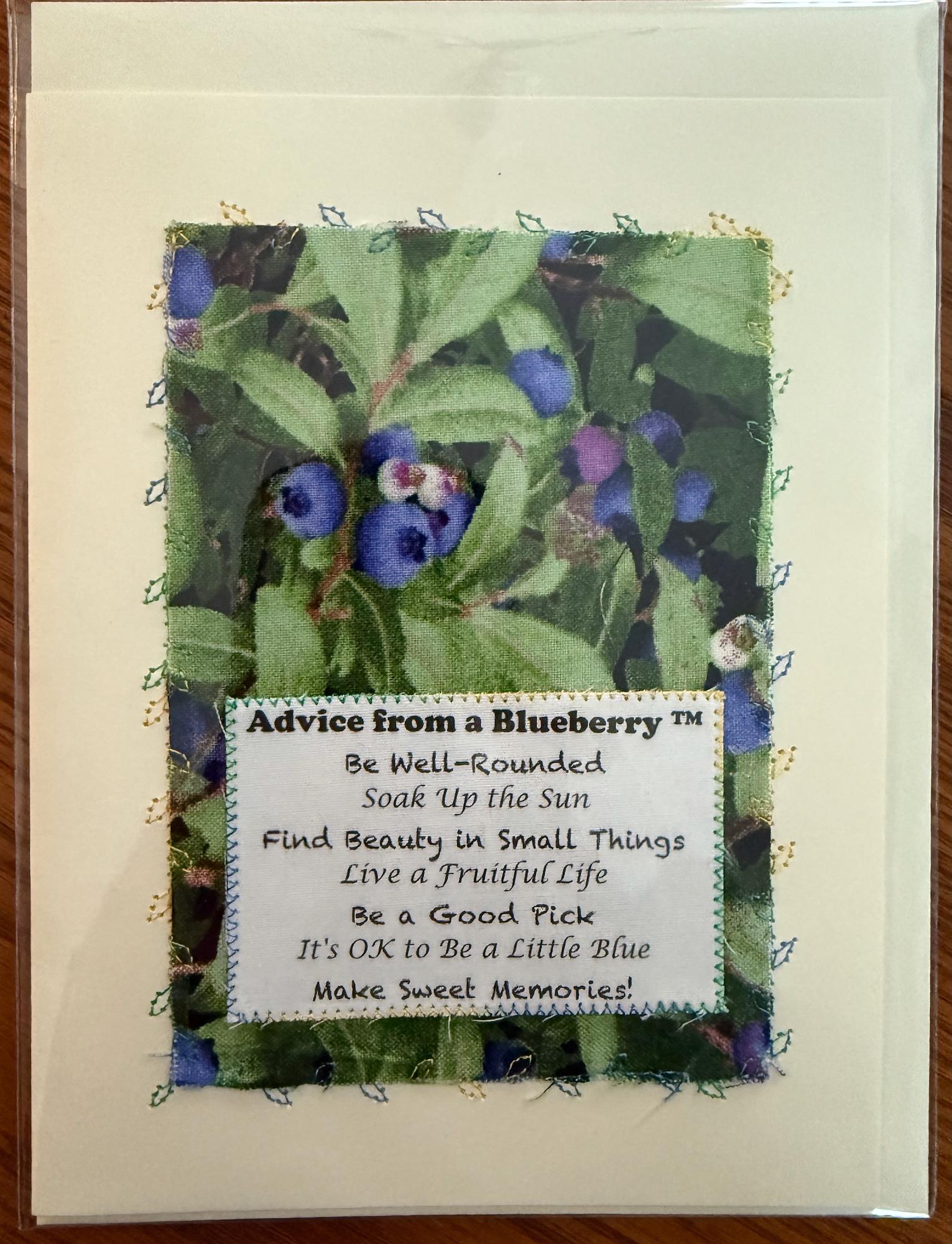 Advice From a Blueberry - Etsy
